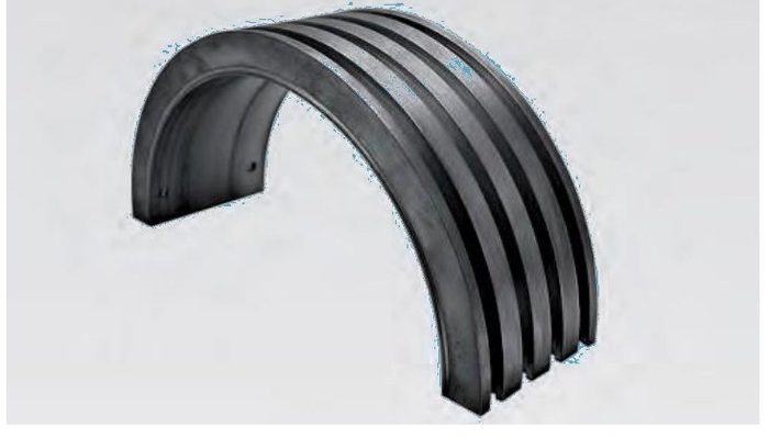 Aluminium-Nutenhalbkreis